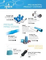 PRESSURE PIPING SYSTEMS WATER SERVICE ... - Durman