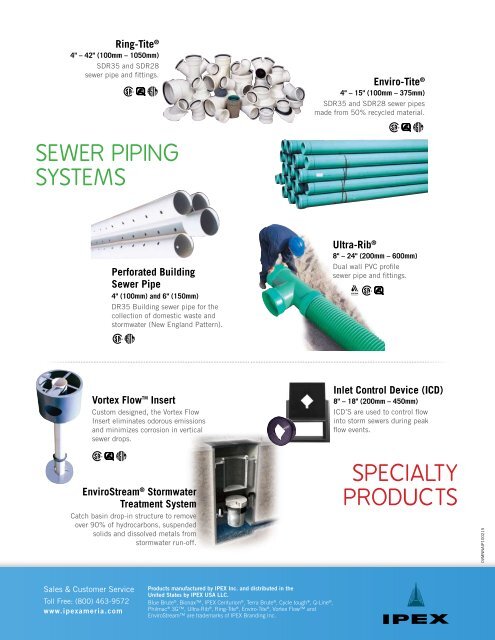 PRESSURE PIPING SYSTEMS WATER SERVICE ... - Durman