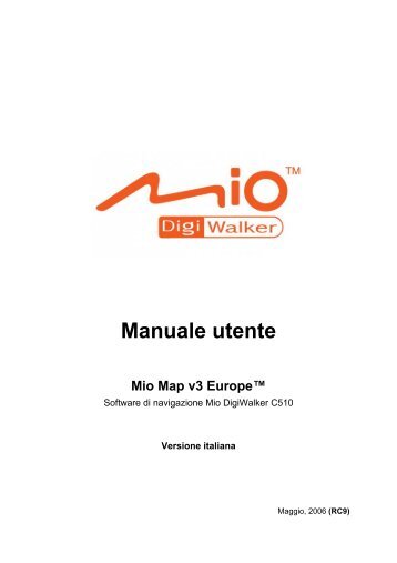 Manuale MioMap 3 - Il webmaster di MioWorld