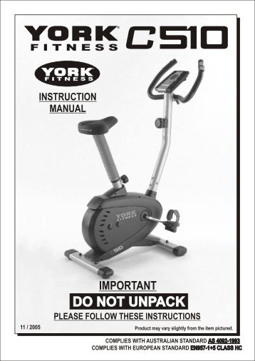 c510 Cycle - York Fitness