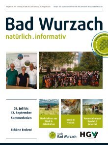 19.07.2025 Bürger- und Gästeinformation Bad Wurzach