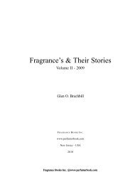 Fantasy Fragrance Ingredient's Volume II 2009 - Fragrance Ingredients