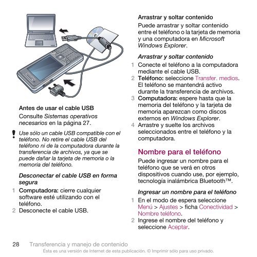 C510 Guía del usuario - Sony