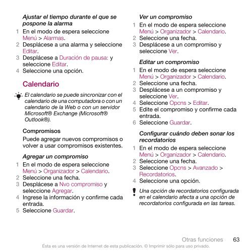 C510 Guía del usuario - Sony