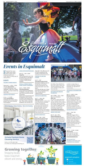 Experience Esquimalt March 2024