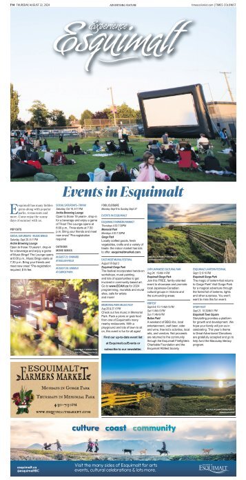 Experience Esquimalt August 2024