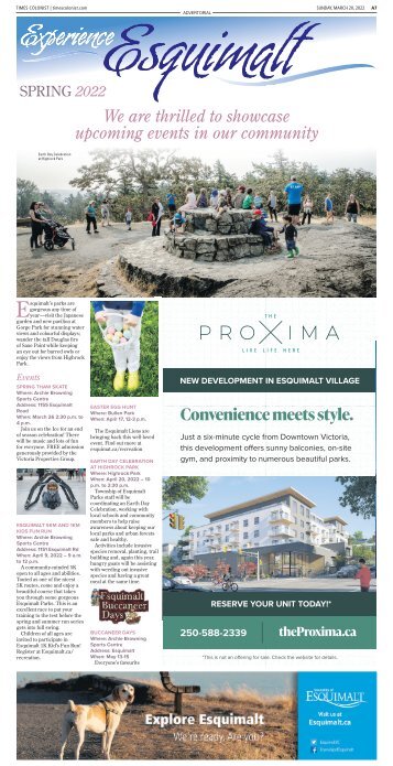Experience Esquimalt March 2022
