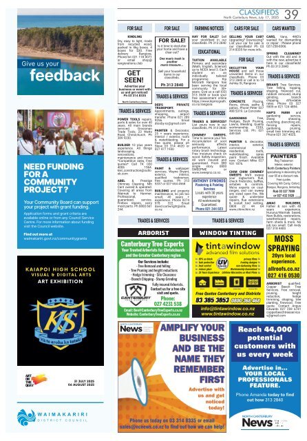 North Canterbury News: July 17, 2025