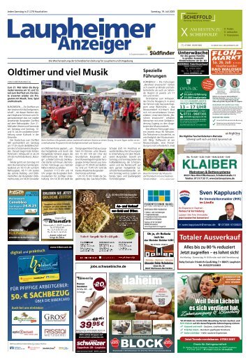 19.07.2025 Laupheimer Anzeiger