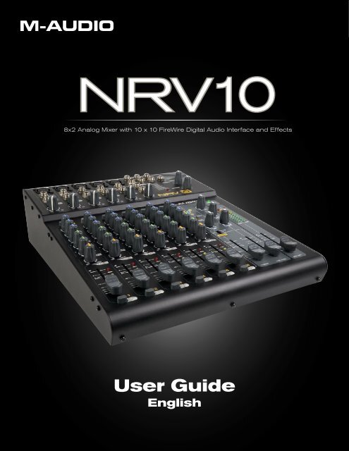 NRV10 User Guide - M-Audio