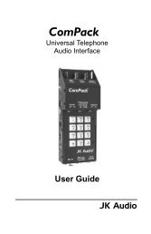 User Guide ComPack - JK Audio