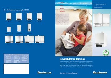 Buderus Condensatieketels voor gas - Boets Sanitair & Verwarming