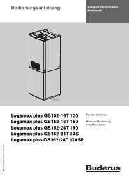 Logamax plus GB152-16T 120 Logamax plus GB152-16T ... - Start