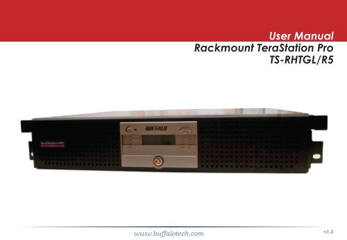 User Manual Rackmount TeraStation Pro TS-RHTGL/R5