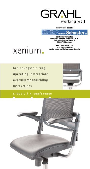 Rohde Grahl Bürostühle Xenium Basic