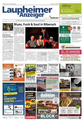 26.07.2025 Laupheimer Anzeiger