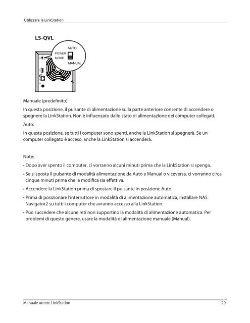 LinkStation User Manual