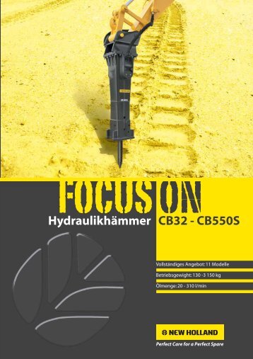 CB32 - CB550S Hydraulikhämmer - MBA AG Baumaschinen