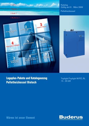 Logaplus-Pakete und Katalogauszug Pelletheizkessel ... - Buderus