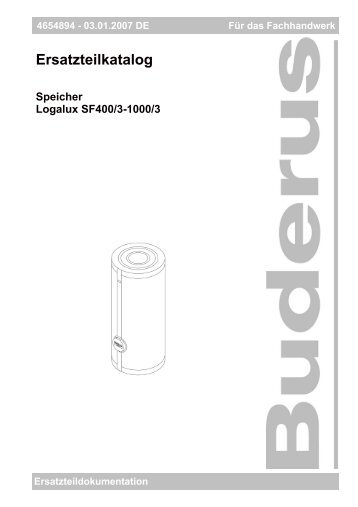 Logalux SF400/3-1000/3 - Heiztechnikshop