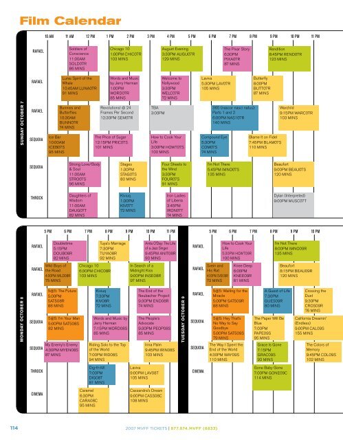 ons stival . - California Film Institute