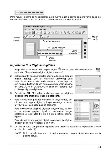 User Guide- Guía de usuario - the ACECAD