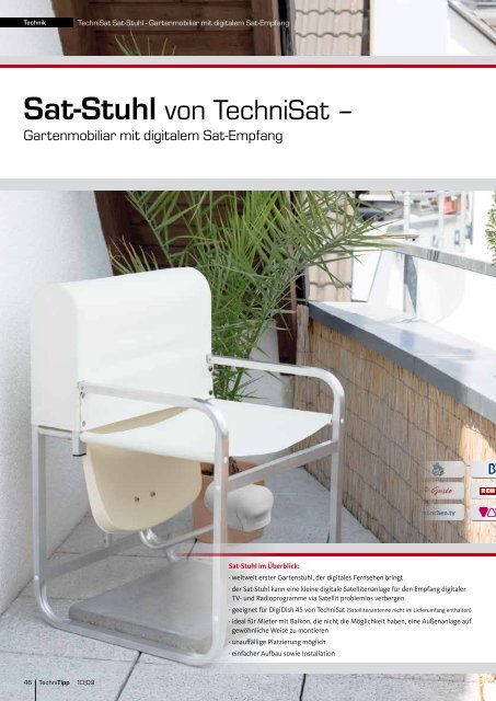 Sat-Stuhl von TechniSat –
