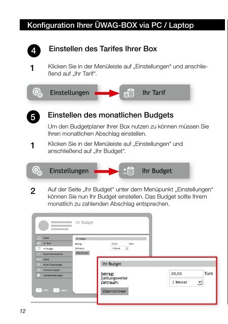 Bedienungsanleitung zur ÜWAG-Box - ÜWAG Smart Service