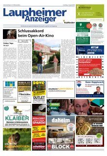 02.08.2025 Laupheimer Anzeiger