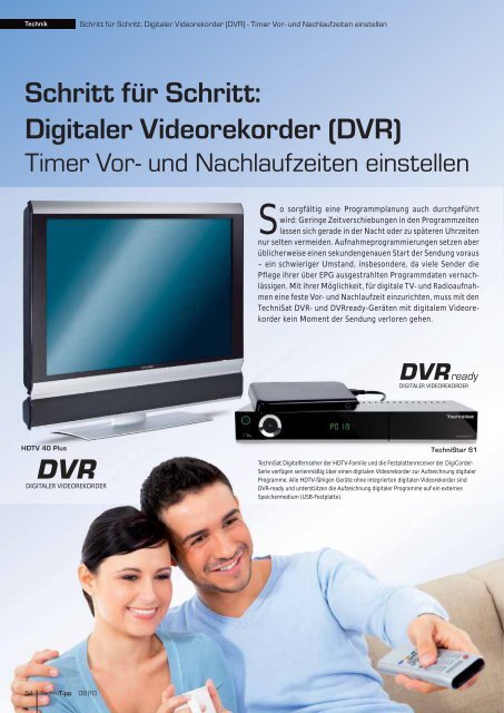 Schritt für Schritt: Digitaler Videorekorder (DVR)