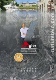 Natursteinpreisliste, ab 2012 - Kogler Natursteinwerk