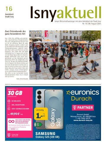 09.08.2025 Isny aktuell