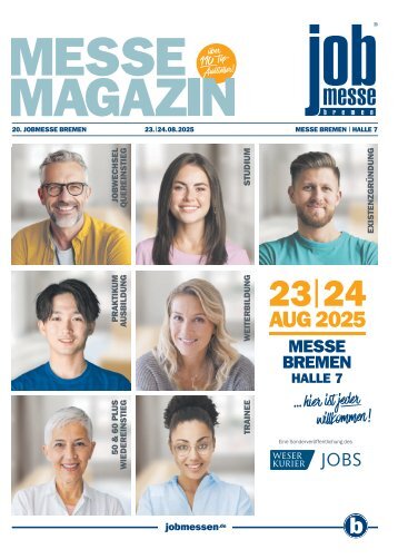 Das MesseMagazin der jobmesse bremen 2025
