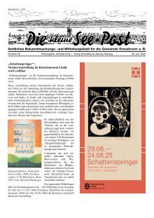 26.06.2025 Die kleine See-Post