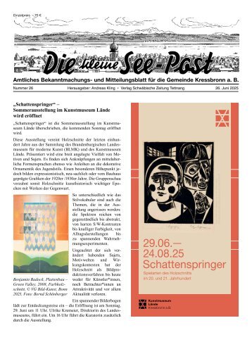 26.06.2025 Die kleine See-Post