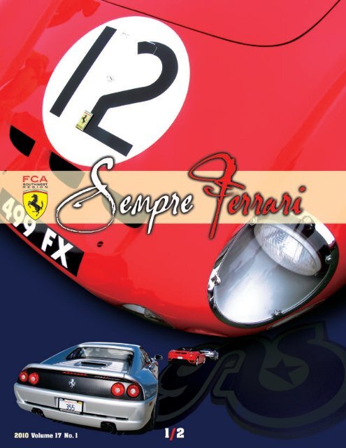 Volume 17 Issue 1 - January/February 2010 - Ferrari Club of ...