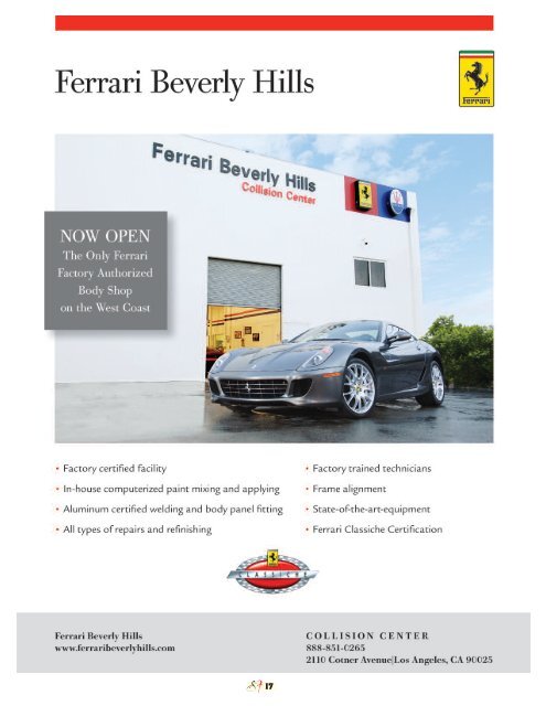 Volume 17 Issue 1 - January/February 2010 - Ferrari Club of ...