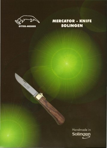 2009 OTTER-Messer & Mercator - knife * Rainer Morsbach