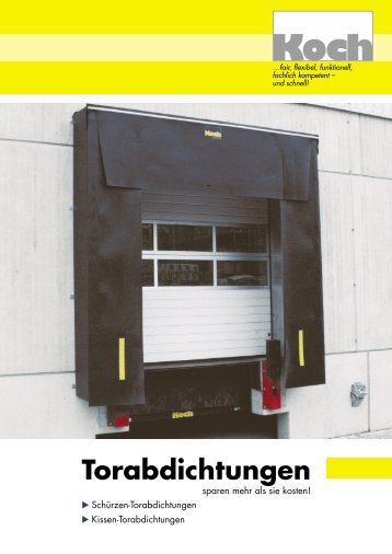 Torabdichtung Typ TAS-SK - Koch Lagertechnik