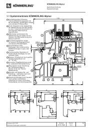 1.1 Systemmerkmale KÖMMERLING 88plus