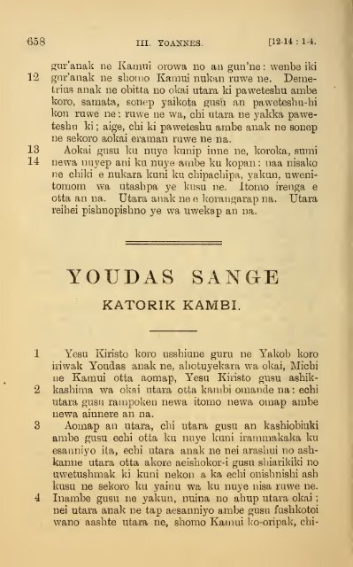 Chikoro utarapa ne Yesu Kiristo ashiri aeuitaknup oma kambi = the ...