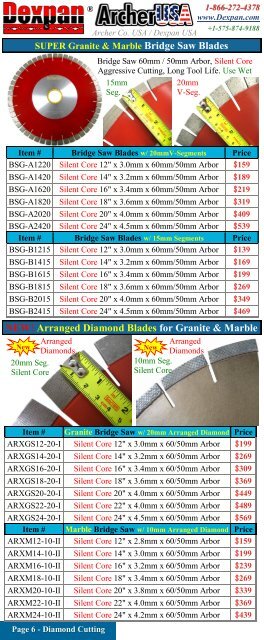 Diamond Blades, Diamond Grinding, Cup Wheel, Zero ... - Dexpan