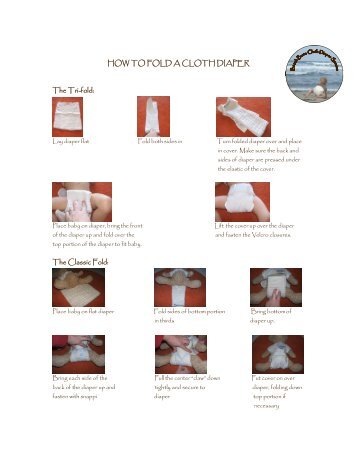 How To Fold diaper - Beach Bums Cloth Diaper Service