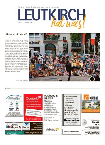 13.08.2025 Leutkirch hat was