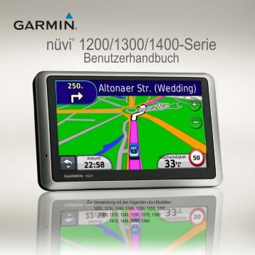 Nüvi 1200/1300/1400-Serie Benutzerhandbuch - Garmin