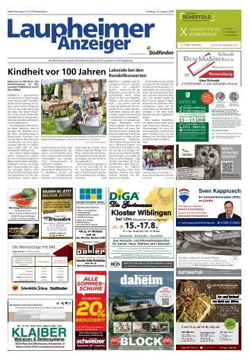 16.08.2025 Laupheimer Anzeiger