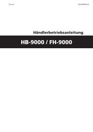 HB-9000 / FH-9000 - Shimano