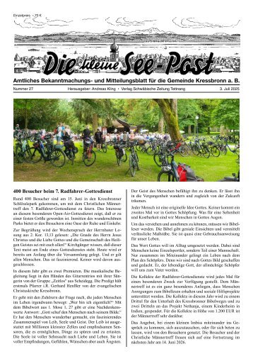 03.07.2025 Die kleine See-Post