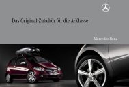 Das Original-Zubehör für die A-Klasse. - Mercedes