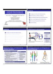 Funktionelle Elektrostimulation nach Schlaganfall und - Fachgebiet ...